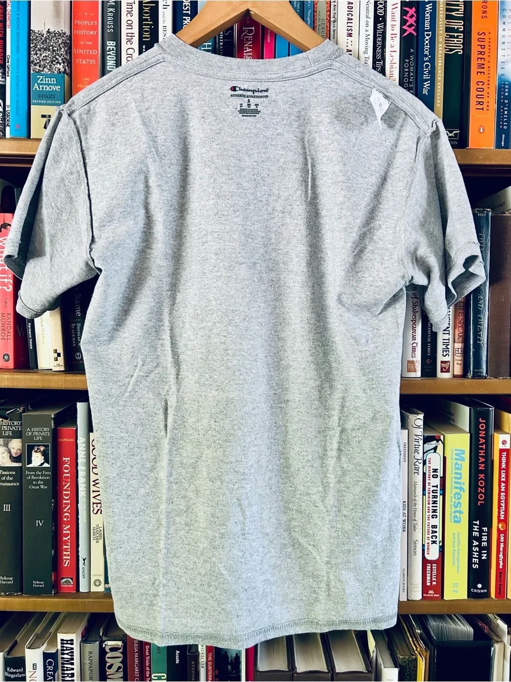 Grinnell College Champion Gray Black Red GRANDPARENT Short Sleeve Tshirt, size S - Picture 5 of 8